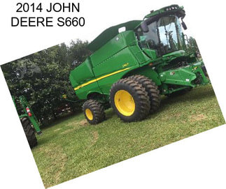 2014 JOHN DEERE S660