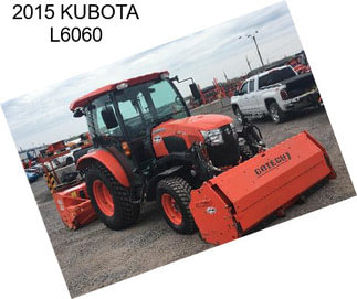 2015 KUBOTA L6060