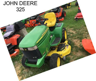 JOHN DEERE 325