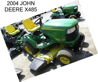 2004 JOHN DEERE X485