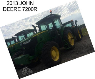 2013 JOHN DEERE 7200R