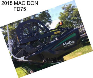 2018 MAC DON FD75