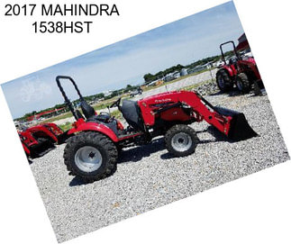 2017 MAHINDRA 1538HST