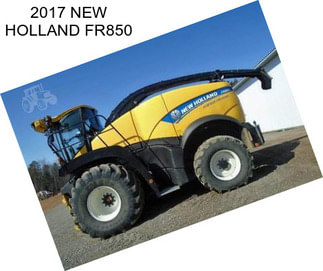 2017 NEW HOLLAND FR850