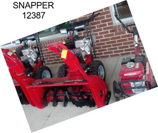 SNAPPER 12387