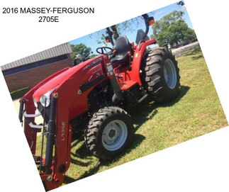 2016 MASSEY-FERGUSON 2705E