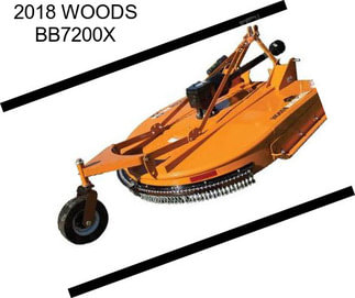 2018 WOODS BB7200X