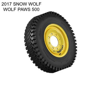 2017 SNOW WOLF WOLF PAWS 500