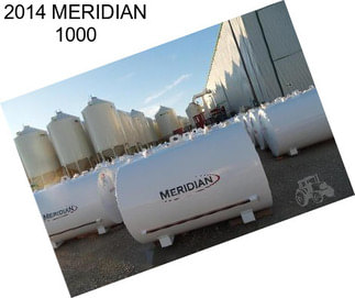 2014 MERIDIAN 1000