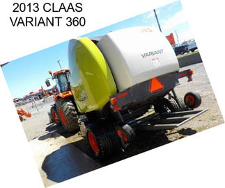 2013 CLAAS VARIANT 360