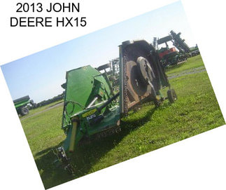 2013 JOHN DEERE HX15