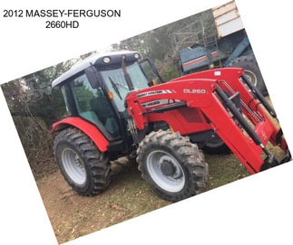 2012 MASSEY-FERGUSON 2660HD