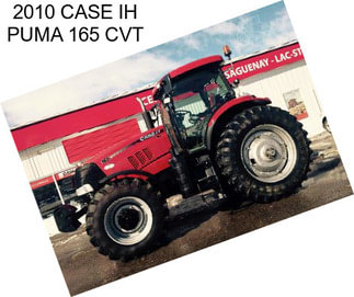 2010 CASE IH PUMA 165 CVT