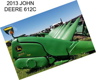 2013 JOHN DEERE 612C