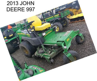 2013 JOHN DEERE 997