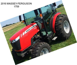 2016 MASSEY-FERGUSON 1759