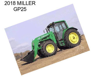 2018 MILLER GP25