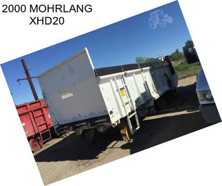 2000 MOHRLANG XHD20