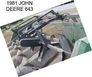 1981 JOHN DEERE 643