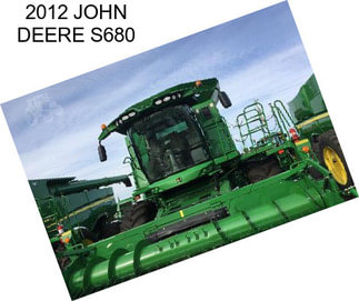 2012 JOHN DEERE S680