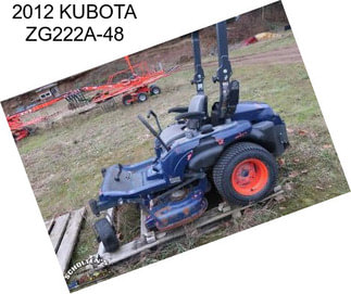 2012 KUBOTA ZG222A-48