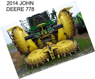 2014 JOHN DEERE 778