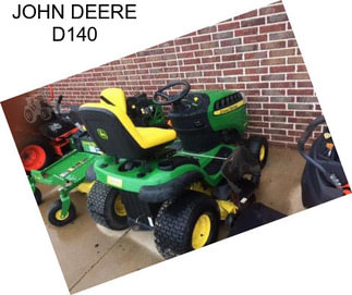 JOHN DEERE D140