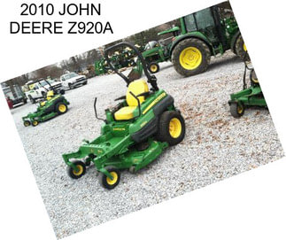 2010 JOHN DEERE Z920A