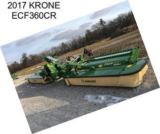 2017 KRONE ECF360CR