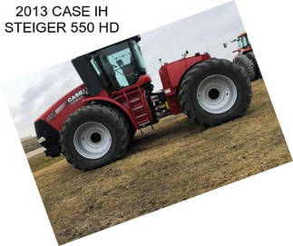 2013 CASE IH STEIGER 550 HD