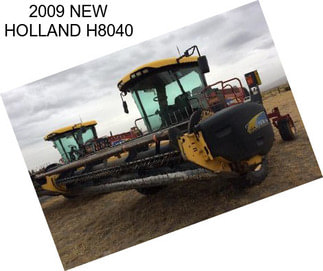 2009 NEW HOLLAND H8040