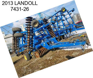 2013 LANDOLL 7431-26