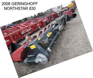 2008 GERINGHOFF NORTHSTAR 830