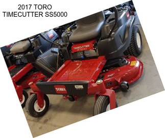 2017 TORO TIMECUTTER SS5000