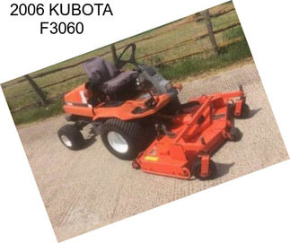 2006 KUBOTA F3060