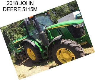 2018 JOHN DEERE 5115M