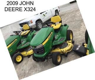 2009 JOHN DEERE X324