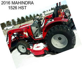 2016 MAHINDRA 1526 HST