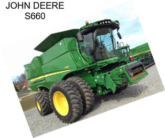 JOHN DEERE S660