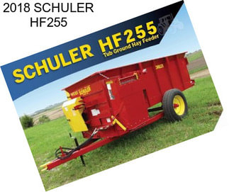 2018 SCHULER HF255