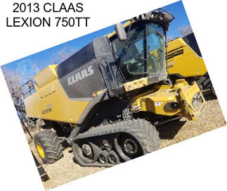 2013 CLAAS LEXION 750TT