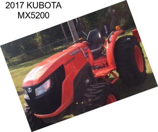 2017 KUBOTA MX5200