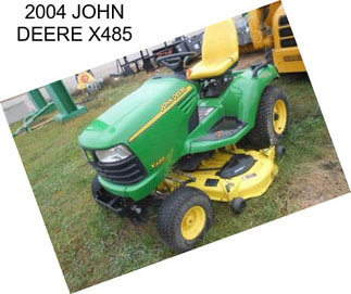 2004 JOHN DEERE X485