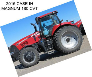 2016 CASE IH MAGNUM 180 CVT