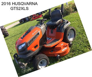 2016 HUSQVARNA GT52XLS