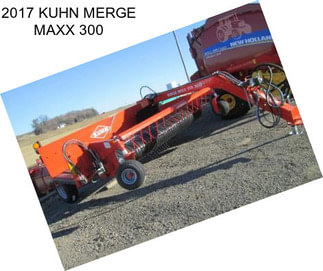 2017 KUHN MERGE MAXX 300