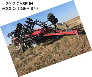 2012 CASE IH ECOLO-TIGER 870