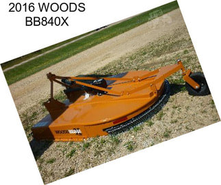 2016 WOODS BB840X