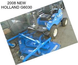 2008 NEW HOLLAND G6030