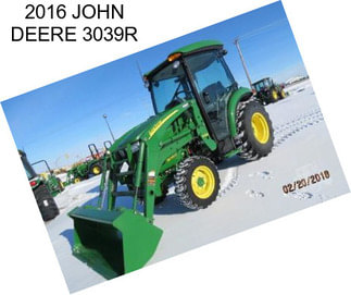 2016 JOHN DEERE 3039R